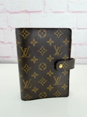 Louis Vuitton Monogram Agenda MM Medium Cover - Brown/Gold